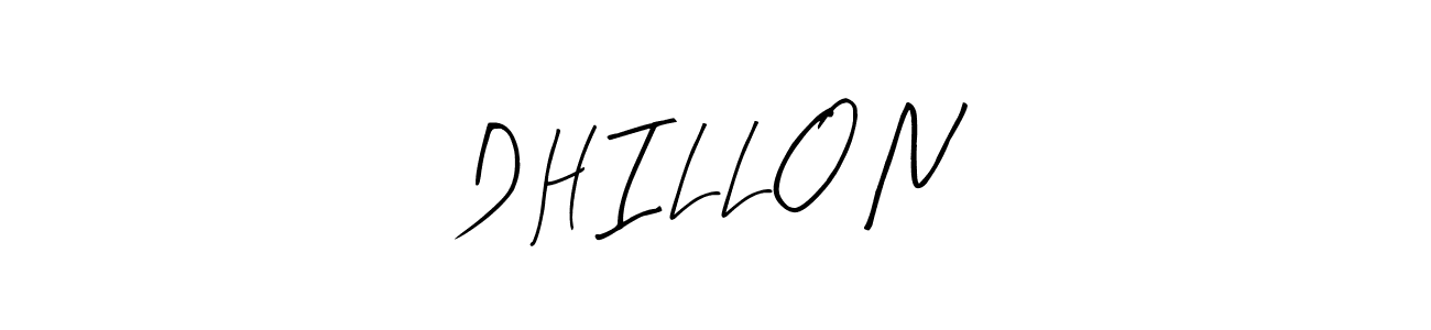 The best way (Arty Signature) to make a short signature is to pick only two or three words in your name. The name D H I L L O N include a total of six letters. For converting this name. D H I L L O N signature style 8 images and pictures png
