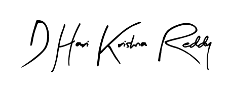 Create a personalized artistic stamp with D Hari Krishna Reddy in Arty Signature font. Perfect for visual artists, designers, and influencers. D Hari Krishna Reddy signature style 8 images and pictures png