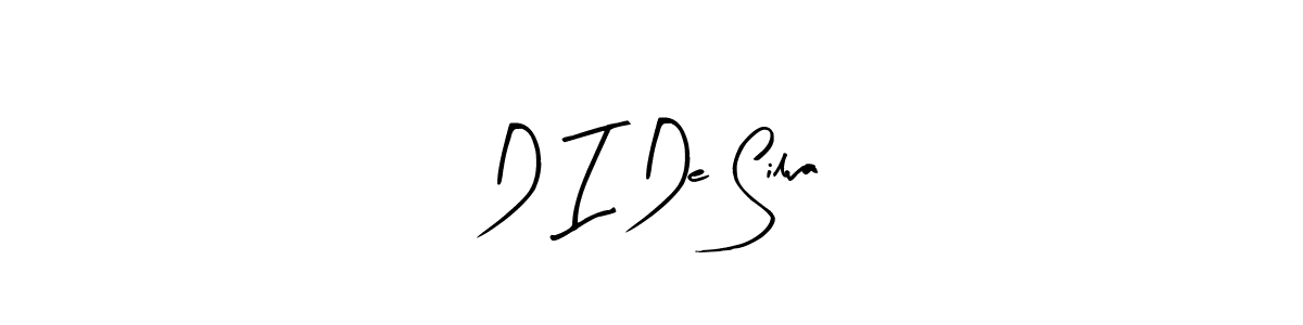 How to make D I De Silva signature? Arty Signature is a professional autograph style. Create handwritten signature for D I De Silva name. D I De Silva signature style 8 images and pictures png