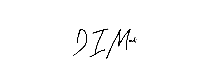 Arty Signature is a professional signature style that is perfect for those who want to add a touch of class to their signature. It is also a great choice for those who want to make their signature more unique. Get D I Mali name to fancy signature for free. D I Mali signature style 8 images and pictures png