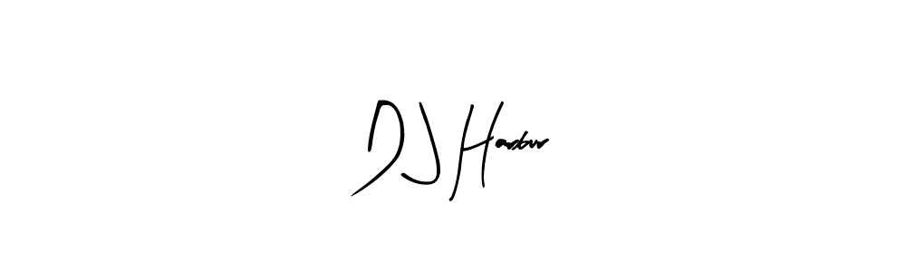 Also we have D J Harbur name is the best signature style. Create professional handwritten signature collection using Arty Signature autograph style. D J Harbur signature style 8 images and pictures png