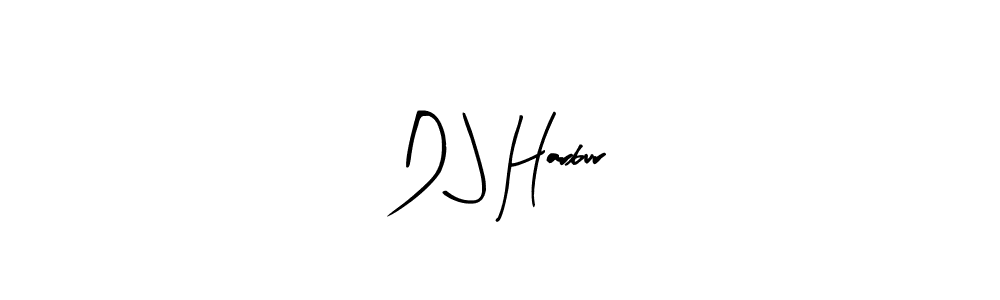 if you are searching for the best signature style for your name D J Harbur. so please give up your signature search. here we have designed multiple signature styles  using Arty Signature. D J Harbur signature style 8 images and pictures png