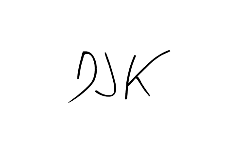 The best way (Arty Signature) to make a short signature is to pick only two or three words in your name. The name D J K include a total of six letters. For converting this name. D J K signature style 8 images and pictures png