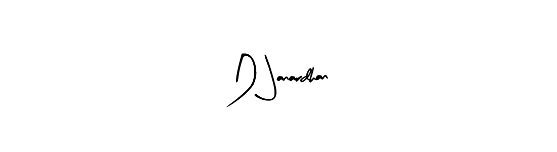 You should practise on your own different ways (Arty Signature) to write your name (D Janardhan) in signature. don't let someone else do it for you. D Janardhan signature style 8 images and pictures png