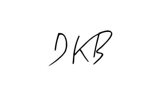 You should practise on your own different ways (Arty Signature) to write your name (D K B) in signature. don't let someone else do it for you. D K B signature style 8 images and pictures png