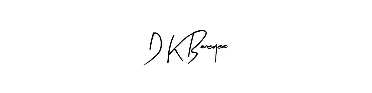 The best way (Arty Signature) to make a short signature is to pick only two or three words in your name. The name D K Banerjee include a total of six letters. For converting this name. D K Banerjee signature style 8 images and pictures png
