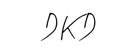 Enhance your business communications with D K D signature in Arty Signature lettering. Clean, modern, and universally compatible. D K D signature style 8 images and pictures png