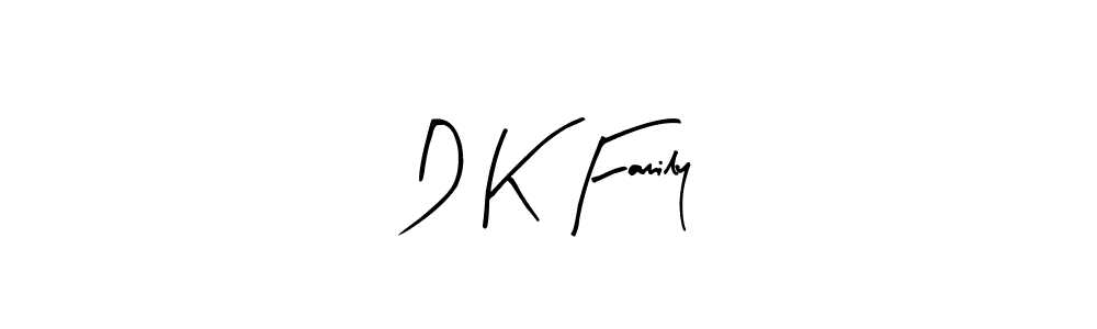 Use a signature maker to create a handwritten signature online. With this signature software, you can design (Arty Signature) your own signature for name D K Family. D K Family signature style 8 images and pictures png
