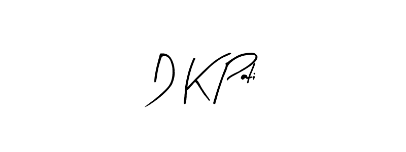 Similarly Arty Signature is the best handwritten signature design. Signature creator online .You can use it as an online autograph creator for name D K Pati. D K Pati signature style 8 images and pictures png