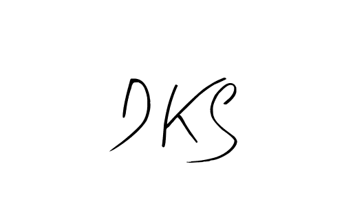 Create a beautiful signature design for name D K S. With this signature (Arty Signature) fonts, you can make a handwritten signature for free. D K S signature style 8 images and pictures png