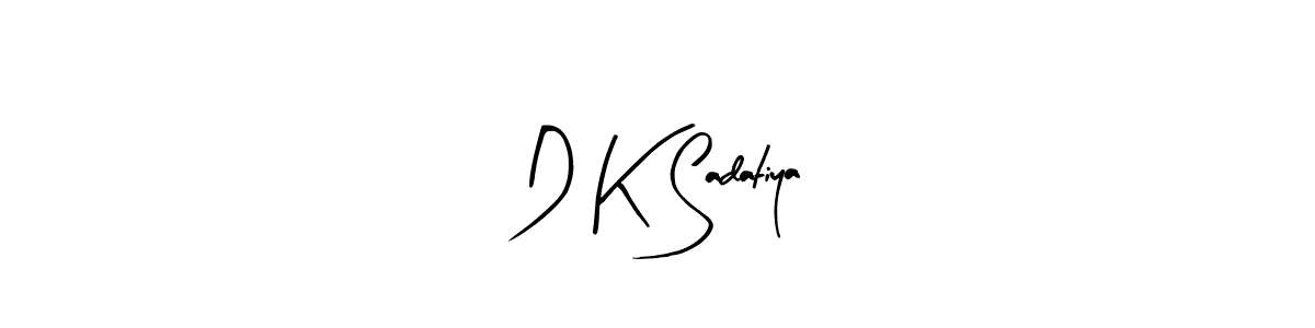 Also You can easily find your signature by using the search form. We will create D K Sadatiya name handwritten signature images for you free of cost using Arty Signature sign style. D K Sadatiya signature style 8 images and pictures png