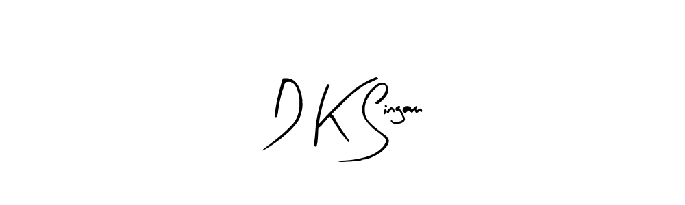 The best way (Arty Signature) to make a short signature is to pick only two or three words in your name. The name D K Singam include a total of six letters. For converting this name. D K Singam signature style 8 images and pictures png