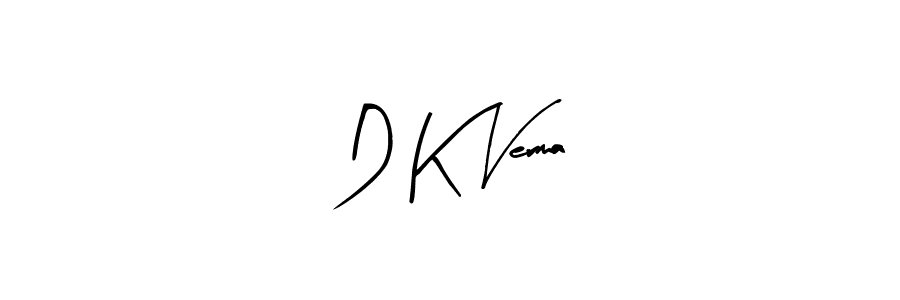 Create a beautiful signature design for name D K Verma. With this signature (Arty Signature) fonts, you can make a handwritten signature for free. D K Verma signature style 8 images and pictures png