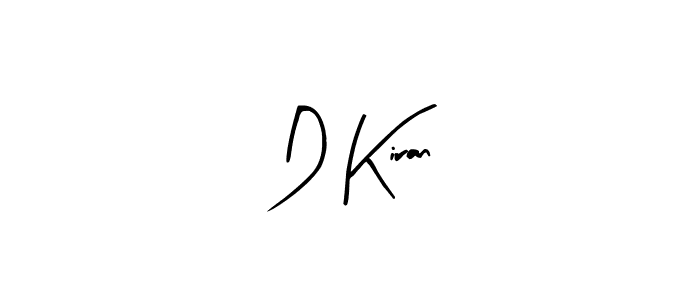 How to make D Kiran signature? Arty Signature is a professional autograph style. Create handwritten signature for D Kiran name. D Kiran signature style 8 images and pictures png