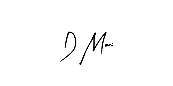 Arty Signature is a professional signature style that is perfect for those who want to add a touch of class to their signature. It is also a great choice for those who want to make their signature more unique. Get D Mani name to fancy signature for free. D Mani signature style 8 images and pictures png