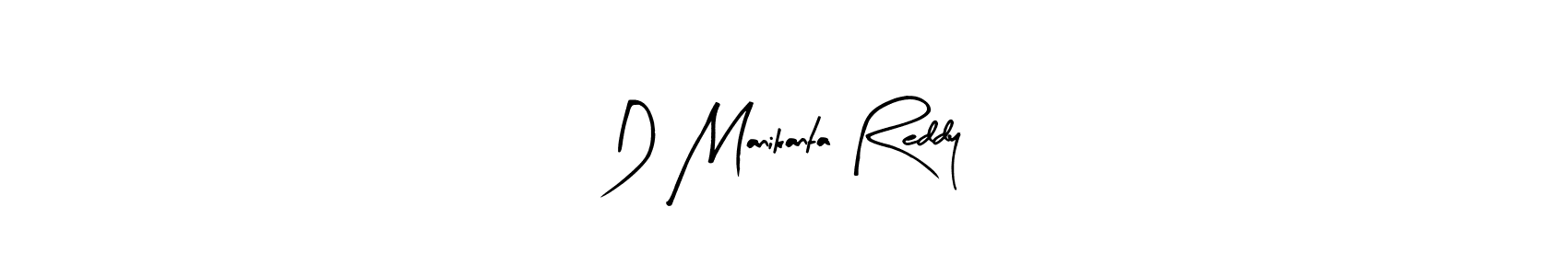 The best way (Arty Signature) to make a short signature is to pick only two or three words in your name. The name D Manikanta Reddy include a total of six letters. For converting this name. D Manikanta Reddy signature style 8 images and pictures png