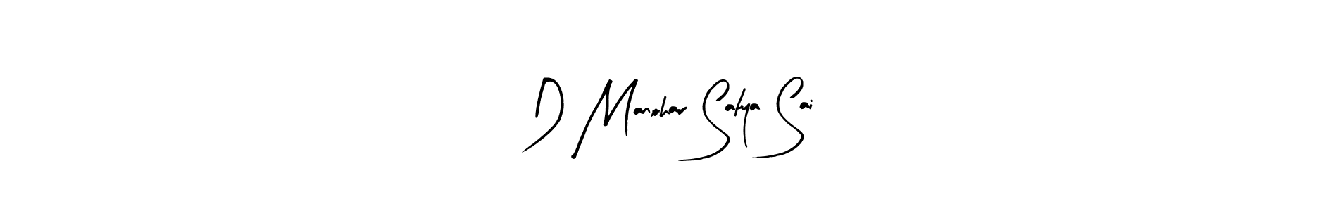 Use a signature maker to create a handwritten signature online. With this signature software, you can design (Arty Signature) your own signature for name D Manohar Satya Sai. D Manohar Satya Sai signature style 8 images and pictures png