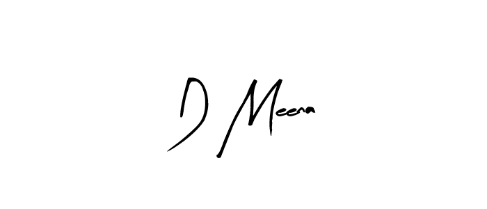 Similarly Arty Signature is the best handwritten signature design. Signature creator online .You can use it as an online autograph creator for name D Meena. D Meena signature style 8 images and pictures png