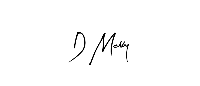 Also we have D Melby name is the best signature style. Create professional handwritten signature collection using Arty Signature autograph style. D Melby signature style 8 images and pictures png
