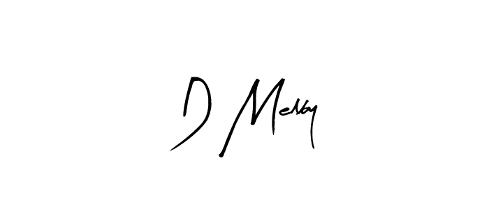 Also we have D Melby name is the best signature style. Create professional handwritten signature collection using Arty Signature autograph style. D Melby signature style 8 images and pictures png