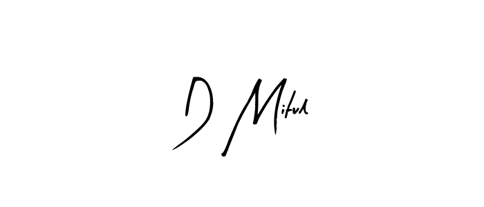 How to make D Mitul name signature. Use Arty Signature style for creating short signs online. This is the latest handwritten sign. D Mitul signature style 8 images and pictures png