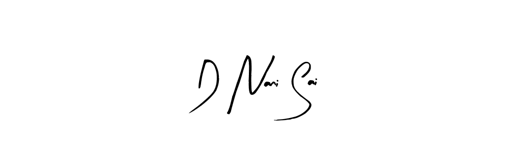 This is the best signature style for the D Nani Sai name. Also you like these signature font (Arty Signature). Mix name signature. D Nani Sai signature style 8 images and pictures png