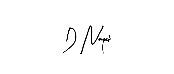 Design your own signature with our free online signature maker. With this signature software, you can create a handwritten (Arty Signature) signature for name D Nayek. D Nayek signature style 8 images and pictures png