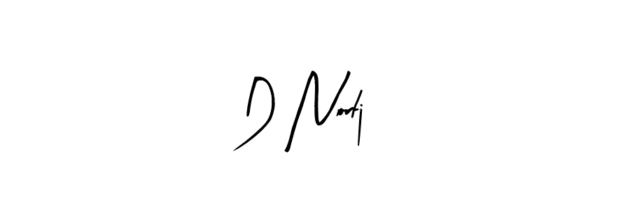 D Nortjé stylish signature style. Best Handwritten Sign (Arty Signature) for my name. Handwritten Signature Collection Ideas for my name D Nortjé. D Nortjé signature style 8 images and pictures png