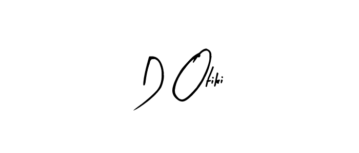 Make a beautiful signature design for name D Otiki. With this signature (Arty Signature) style, you can create a handwritten signature for free. D Otiki signature style 8 images and pictures png