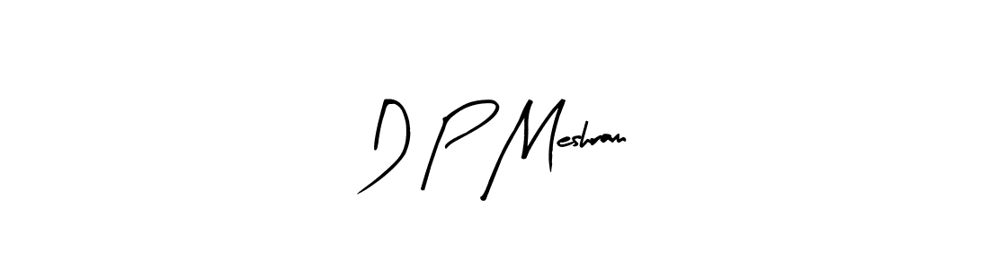 Design your own signature with our free online signature maker. With this signature software, you can create a handwritten (Arty Signature) signature for name D P Meshram. D P Meshram signature style 8 images and pictures png