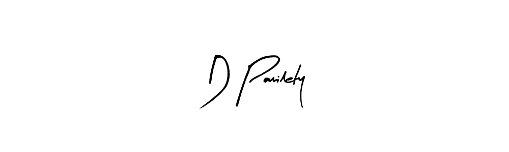 Use a signature maker to create a handwritten signature online. With this signature software, you can design (Arty Signature) your own signature for name D Pamilety. D Pamilety signature style 8 images and pictures png