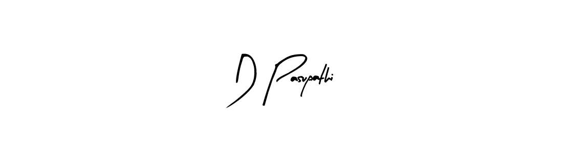Create a beautiful signature design for name D Pasupathi. With this signature (Arty Signature) fonts, you can make a handwritten signature for free. D Pasupathi signature style 8 images and pictures png