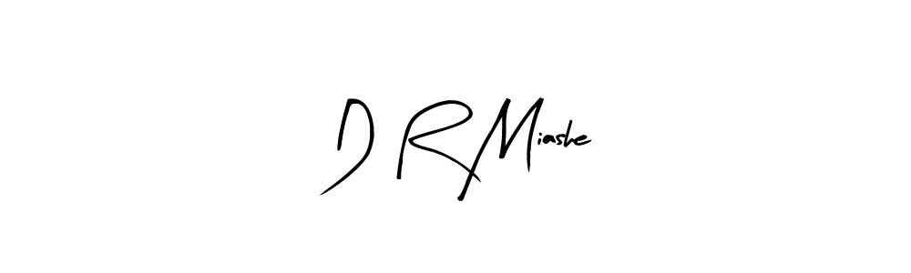 Make a beautiful signature design for name D R Miashe. With this signature (Arty Signature) style, you can create a handwritten signature for free. D R Miashe signature style 8 images and pictures png