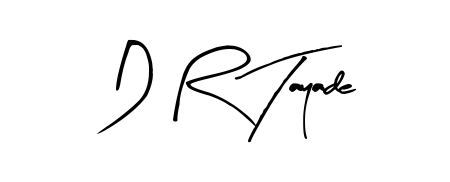 Enhance your business communications with D R Tayade signature in Arty Signature lettering. Clean, modern, and universally compatible. D R Tayade signature style 8 images and pictures png
