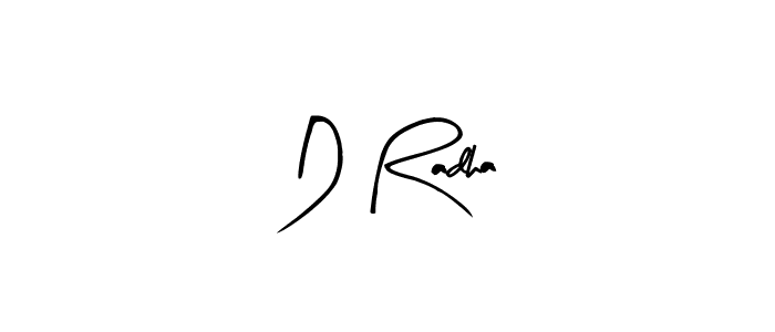 D Radha stylish signature style. Best Handwritten Sign (Arty Signature) for my name. Handwritten Signature Collection Ideas for my name D Radha. D Radha signature style 8 images and pictures png