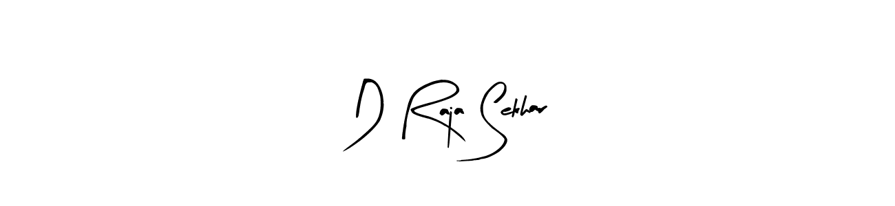 Use a signature maker to create a handwritten signature online. With this signature software, you can design (Arty Signature) your own signature for name D Raja Sekhar. D Raja Sekhar signature style 8 images and pictures png