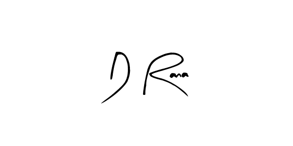 Similarly Arty Signature is the best handwritten signature design. Signature creator online .You can use it as an online autograph creator for name D Rana. D Rana signature style 8 images and pictures png