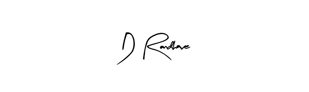 Also we have D Randhave name is the best signature style. Create professional handwritten signature collection using Arty Signature autograph style. D Randhave signature style 8 images and pictures png