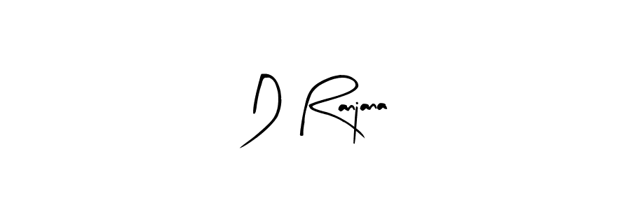 Also we have D Ranjana name is the best signature style. Create professional handwritten signature collection using Arty Signature autograph style. D Ranjana signature style 8 images and pictures png