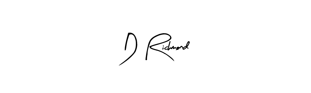 Design your own signature with our free online signature maker. With this signature software, you can create a handwritten (Arty Signature) signature for name D Richmond. D Richmond signature style 8 images and pictures png