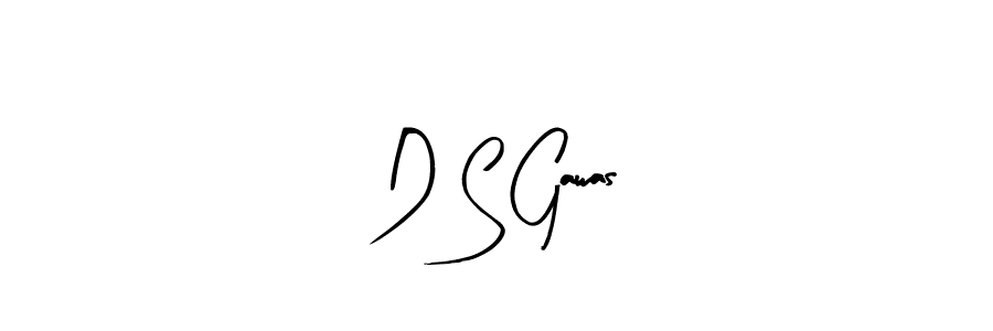 How to make D S Gawas name signature. Use Arty Signature style for creating short signs online. This is the latest handwritten sign. D S Gawas signature style 8 images and pictures png