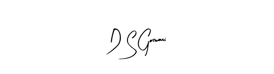 Make a beautiful signature design for name D S Goswami. With this signature (Arty Signature) style, you can create a handwritten signature for free. D S Goswami signature style 8 images and pictures png