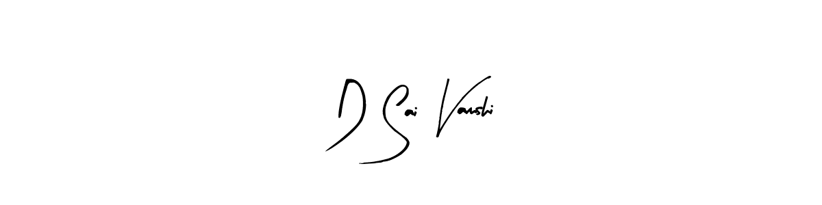 The best way (Arty Signature) to make a short signature is to pick only two or three words in your name. The name D Sai Vamshi include a total of six letters. For converting this name. D Sai Vamshi signature style 8 images and pictures png