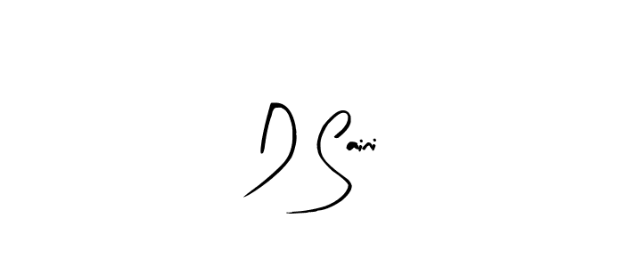 Arty Signature is a professional signature style that is perfect for those who want to add a touch of class to their signature. It is also a great choice for those who want to make their signature more unique. Get D Saini name to fancy signature for free. D Saini signature style 8 images and pictures png
