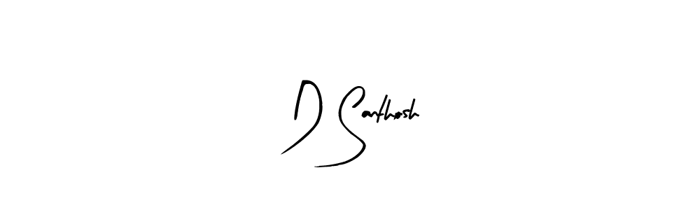 You can use this online signature creator to create a handwritten signature for the name D Santhosh. This is the best online autograph maker. D Santhosh signature style 8 images and pictures png