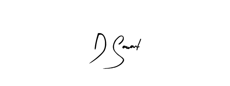 Design your own signature with our free online signature maker. With this signature software, you can create a handwritten (Arty Signature) signature for name D Sawant. D Sawant signature style 8 images and pictures png