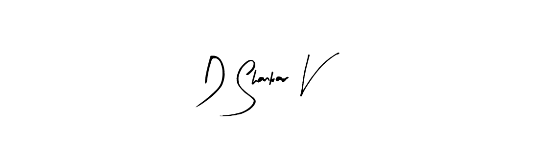 Design your own signature with our free online signature maker. With this signature software, you can create a handwritten (Arty Signature) signature for name D Shankar V. D Shankar V signature style 8 images and pictures png