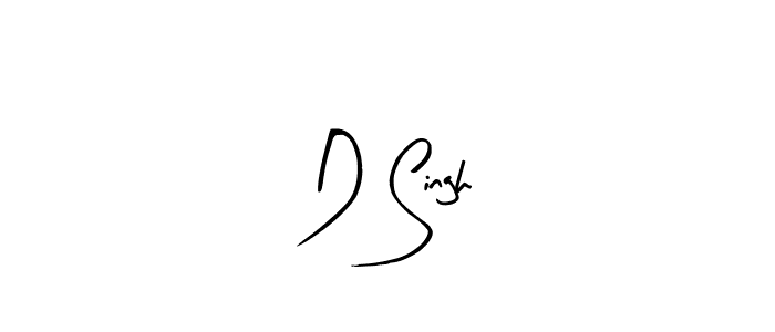 Create a beautiful signature design for name D Singh. With this signature (Arty Signature) fonts, you can make a handwritten signature for free. D Singh signature style 8 images and pictures png