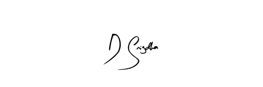 You can use this online signature creator to create a handwritten signature for the name D Snigdha. This is the best online autograph maker. D Snigdha signature style 8 images and pictures png