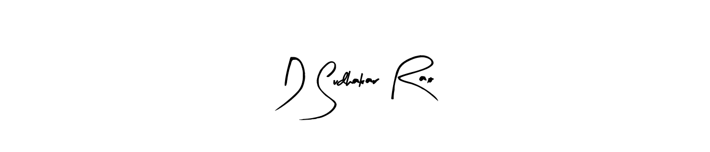 It looks lik you need a new signature style for name D Sudhakar Rao. Design unique handwritten (Arty Signature) signature with our free signature maker in just a few clicks. D Sudhakar Rao signature style 8 images and pictures png
